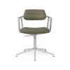 Vipp 453 Swivel+ Drejestol med Gulvglidere Aluminium/Bosco Green