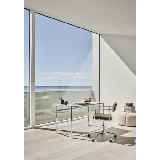 Vipp 453 Swivel+ Drejestol med Hjul Aluminium/Bosco Green