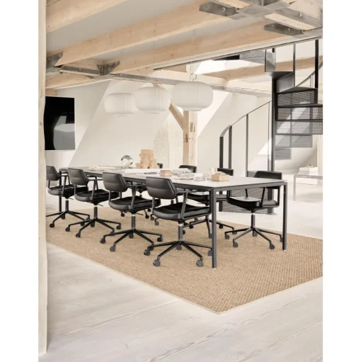 Vipp 453 Swivel+ Drejestol med Hjul Aluminium/Bosco Green