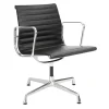 Vitra Aluminium EA 108 Kontorstol med Swivel Sort/Krom