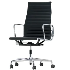 Vitra Aluminium EA 119 Kontorstol med Swivel, Armlán og Vippe Mekanisme