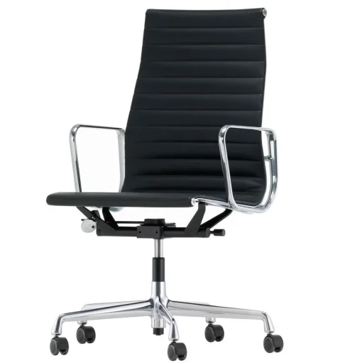 Vitra Aluminium EA 119 Kontorstol med Swivel, Armlán og Vippe Mekanisme