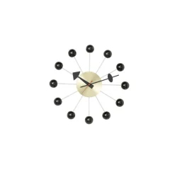 Vitra Ball Clock Vágur Sort/Messing