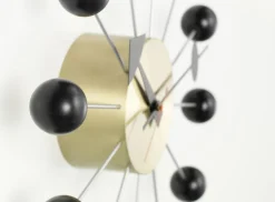 Vitra Ball Clock Vágur Sort/Messing