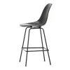 Vitra Eames Fiberglass Barstol Medium Elephant Hide Grey/Sort