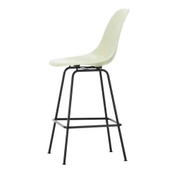 Vitra Eames Fiberglass Barstol Medium Parchment/Sort