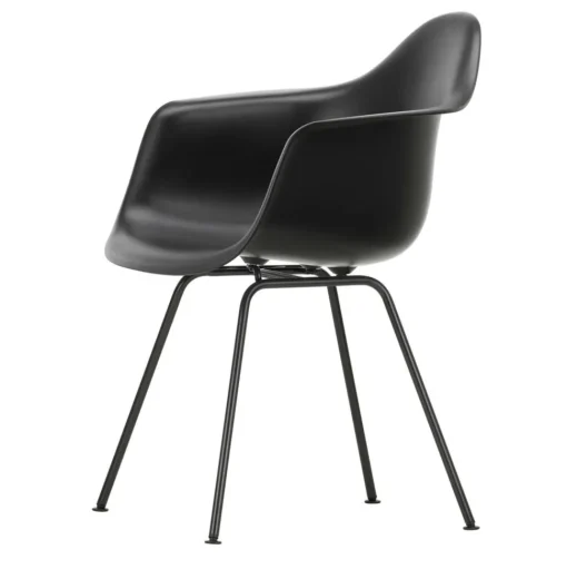 Vitra Eames Plastic DAX Spisebordsstol Med Armlán Deep Black