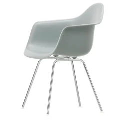 Vitra Eames Plastic DAX Spisebordsstol Med Armlán Lysegrå