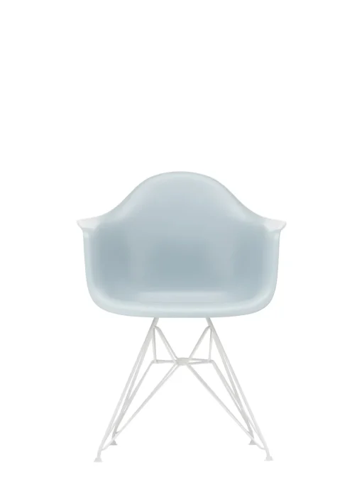 Vitra Eames Plastic RE DAR Spisebordsstol Ice Grey/Hvid