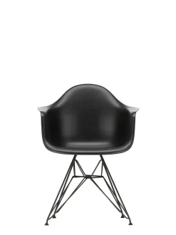 Vitra Eames Plastic RE DAR Spisebordsstol Deep Black/Sort