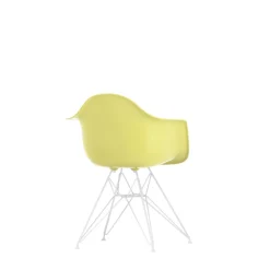 Vitra Eames Plastic RE DAR Spisebordsstol Citron/Hvid