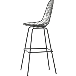 Vitra Eames Wire Barstol Høj Sort