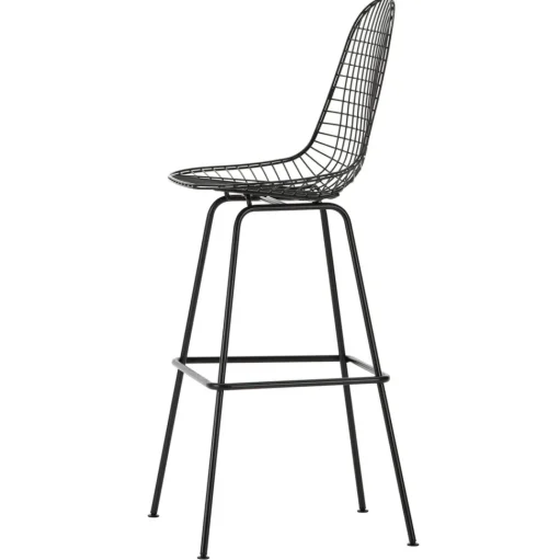 Vitra Eames Wire Barstol Høj Sort