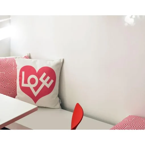 Vitra Grafisk Print Pude Hjerte/Love