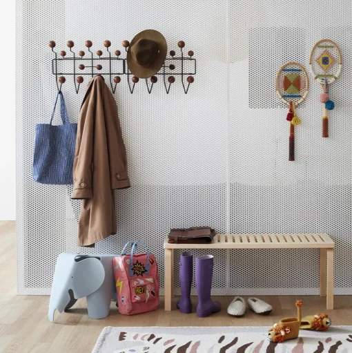 Vitra Hang It All Knagerákke Valnød/Chokolade