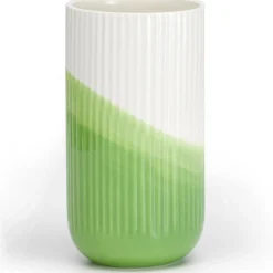 Vitra Herringbone Ribbed Vase Grøn