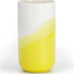 Vitra Herringbone Ribbed Vase Gul