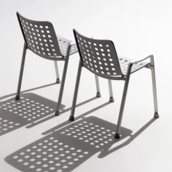 Vitra Landi Udendørsstol Mat Aluminium