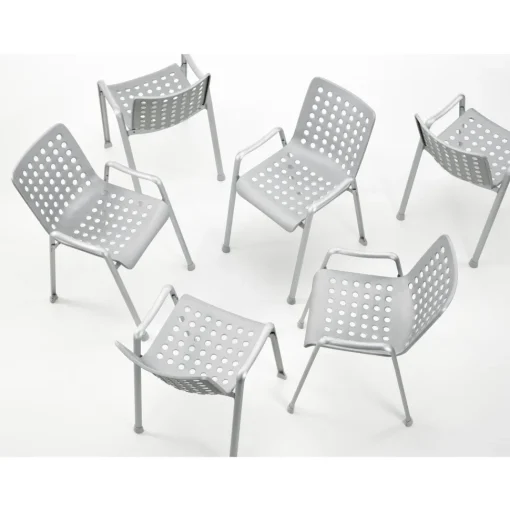 Vitra Landi Udendørsstol Mat Aluminium