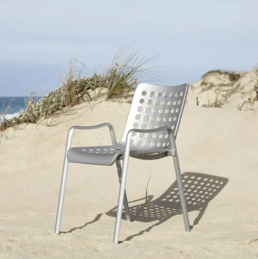 Vitra Landi Udendørsstol Mat Aluminium