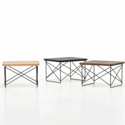 Vitra LTR Sofabord Solid Mørk Eg/Sort