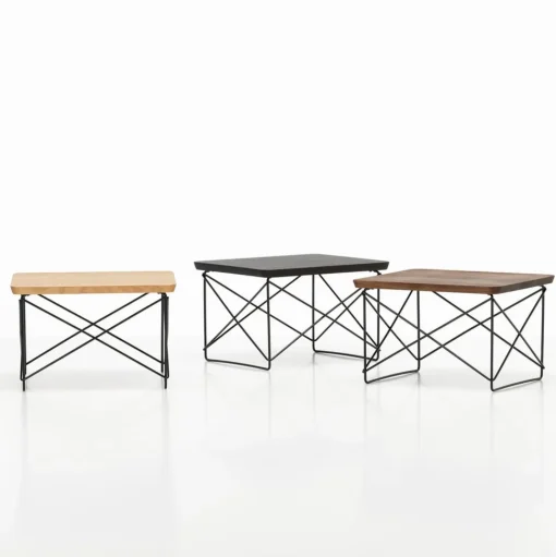 Vitra LTR Sofabord Solid Mørk Eg/Sort