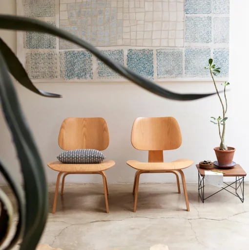 Vitra LTR Sofabord Solid Mørk Eg/Sort