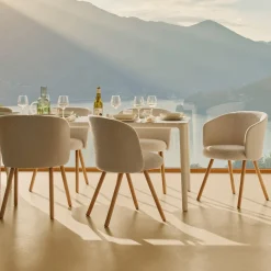 Vitra Mikado Spisebordsstol Med Armlán Ivory/Pearl