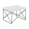 Vitra Occasional LTR Sengebord Lys Marmor/Sort