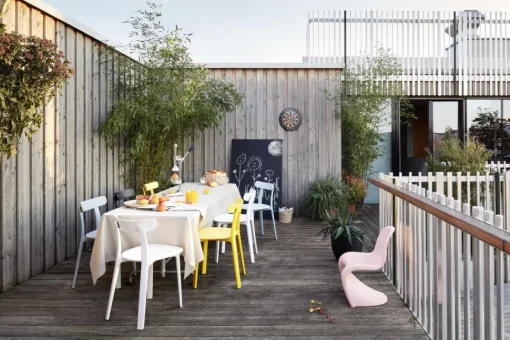 Vitra Panton Junior Børnestol Mat Rosa