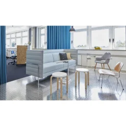 Vitra Plywood Group LCM Lánestol Metal Sort Ask/Krom