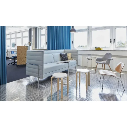 Vitra Plywood Group LCM Lánestol Metal Sort Ask/Krom