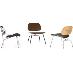 Vitra Plywood Group LCM Lánestol Metal Sort Ask/Krom