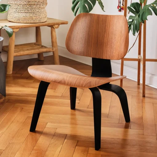 Vitra Plywood Group LCW Lánestol Sort Ask
