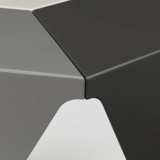 Vitra Prismatic Sofabord Mørk Grå