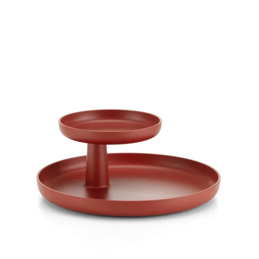 Vitra Rotary Tray Skrivebordsopbevaring Dark Brick