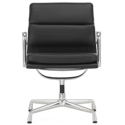 Vitra Soft Pad EA 208 Kontorstol med Swivel Sort/Krom