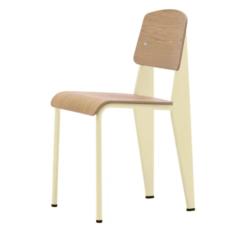 Vitra Standard Spisebordsstol Prouvé Blanc Colombe /Egetrá