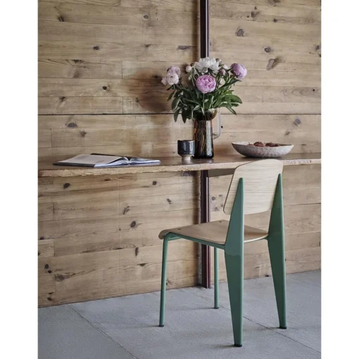Vitra Standard Spisebordsstol Prouvé Blanc Colombe /Egetrá