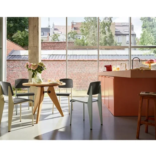Vitra Standard Spisebordsstol Prouvé Blanc Colombe /Egetrá