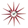 Vitra Sunburst Clock Ur Rød