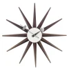 Vitra Sunburst Clock Ur Valnød