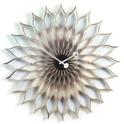 Vitra Sunflower Clock Ur Birk/Sort
