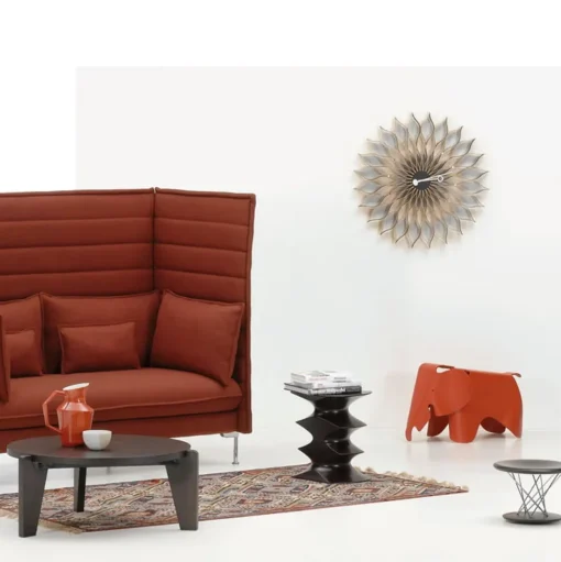 Vitra Sunflower Clock Ur Birk/Sort