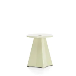 Vitra Tabouret Métallique Skammel Prouvé Blanc Colombe