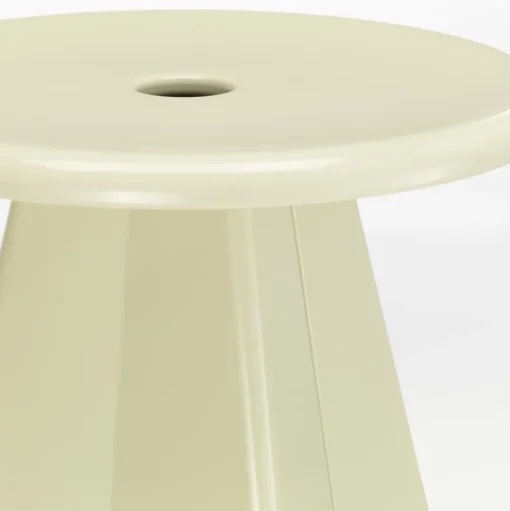 Vitra Tabouret Métallique Skammel Prouvé Blanc Colombe
