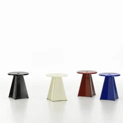 Vitra Tabouret Métallique Skammel Dyb Sort