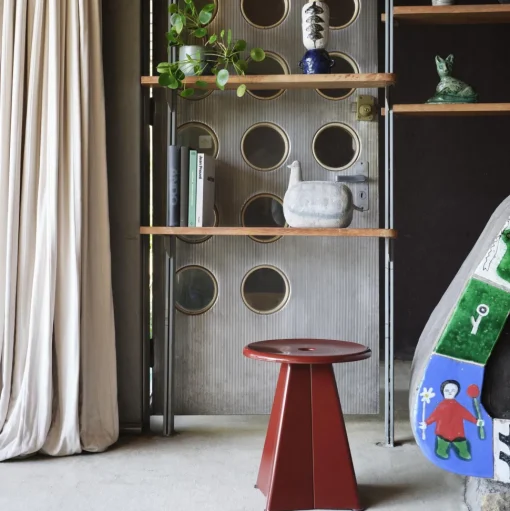 Vitra Tabouret Métallique Skammel Dyb Sort