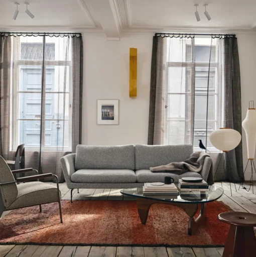 Vitra Tabouret Métallique Skammel Japansk Rød