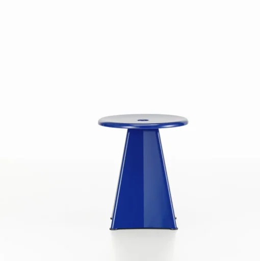 Vitra Tabouret Métallique Skammel Prouvé Bleu Marcoule